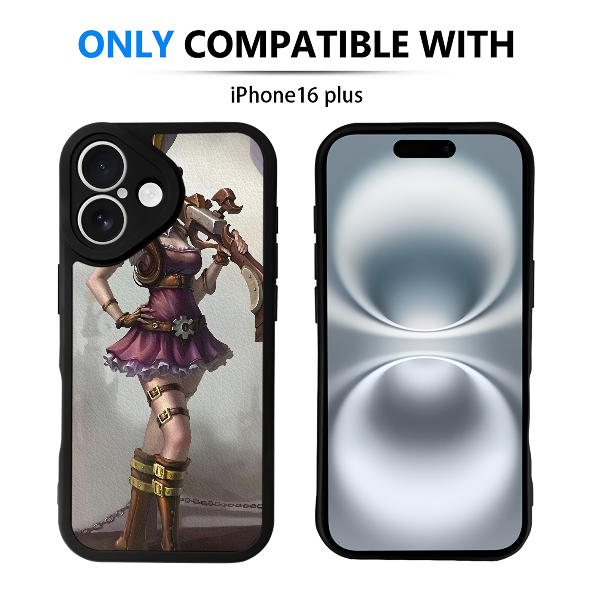リーグ・オブ・レジェンド League of Legends LOL 【iPhone 16シリーズ対応】シリコンスマホケース（レザー調） 材質：シリコン